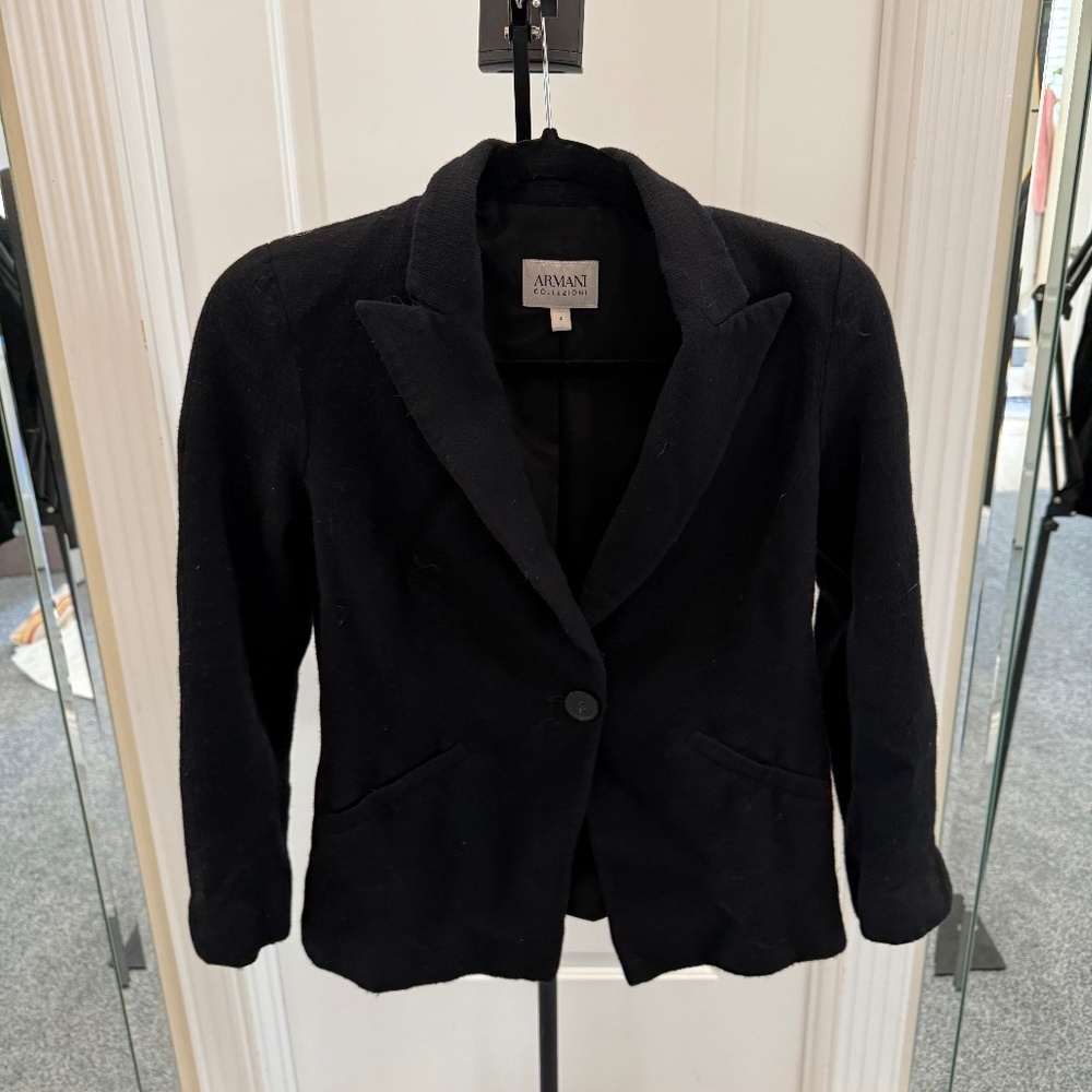Armani Collezioni Black Blazer size 4